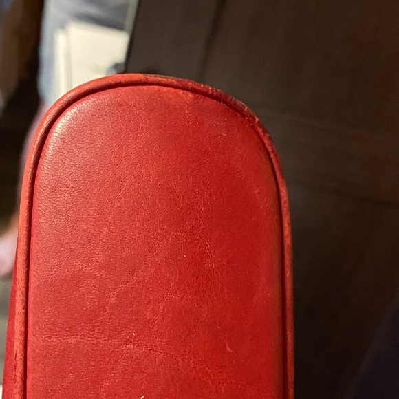 Coach Red zippered pouch - Picture 8 of 8